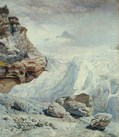 John brett,ARA Glacier of Rosenlaui china oil painting image
